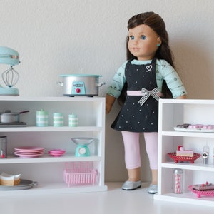 3-Shelf Display Cabinet or Bookcase | for any 18-inch Dolls