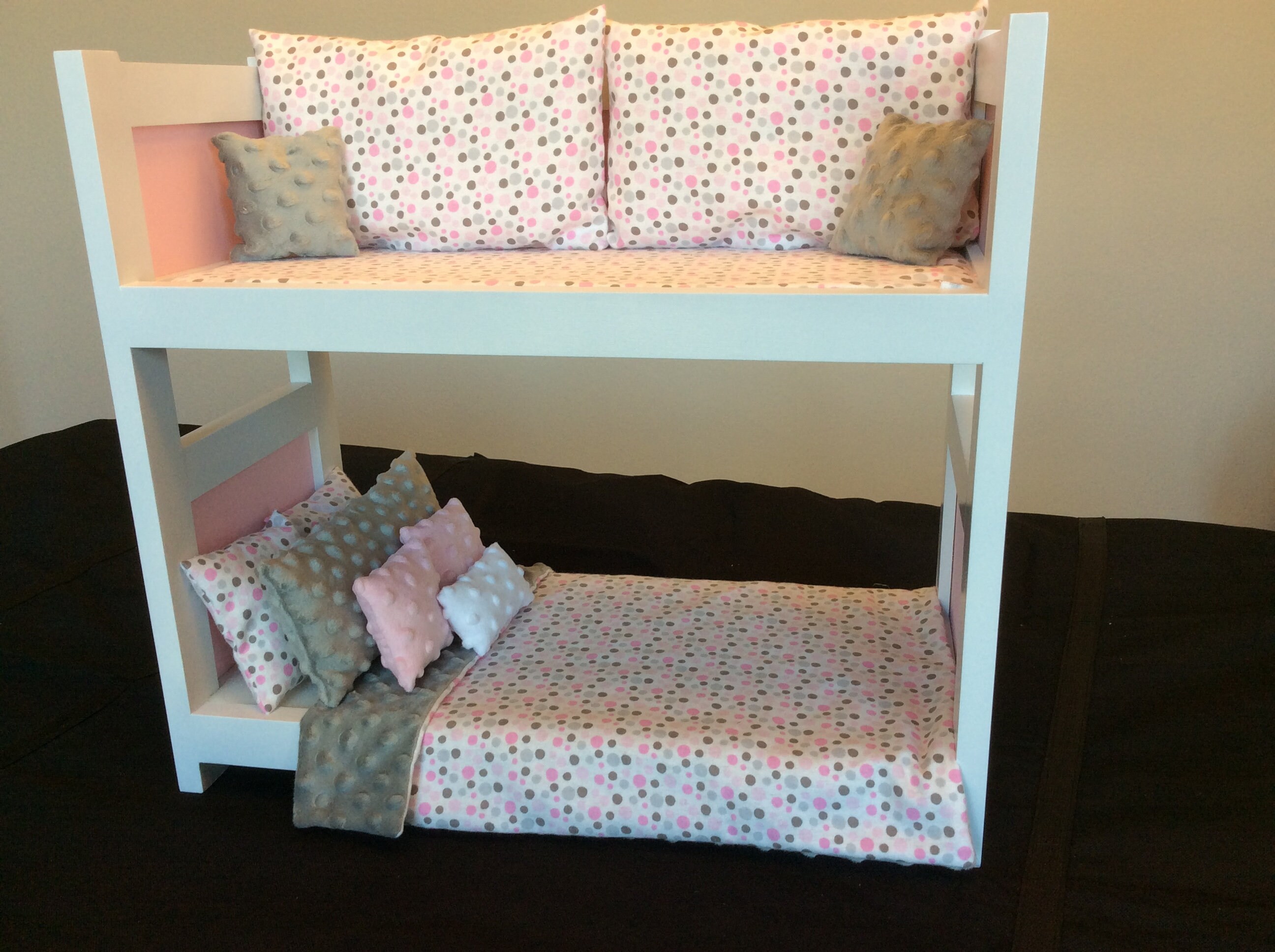 American girl Day Bed/Bunk Bed 18 inch Doll pink and Etsy