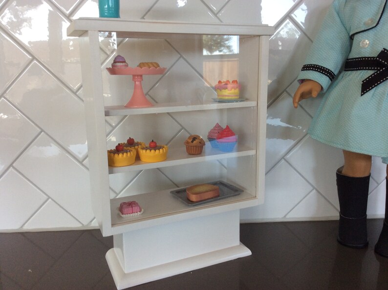 Bakery Display Case American Girl or any 18 inch Doll Tall Etsy