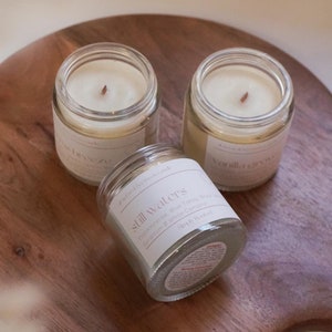 4 oz Sampler Sets | Assorted Natural Beeswax Candles Infused with Essential Oils