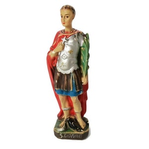 Saint Donatus of Muenstereifel Plaster Statue Roman Soldier Collector HTF