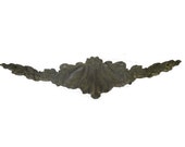 Large Antique Brass rim Leafs Ornate Reclaimed Hardware Architectural Salvage