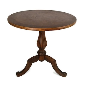 Vintage Wood Wooden Side Table Occasional wine table plant stand bonsai table barn style