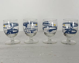 6 verres Pastis 51 - Arts de la table