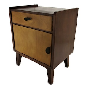 Danish Modern Teak Nightstand  End table  Mid Century Modernist Scandinavian WOW