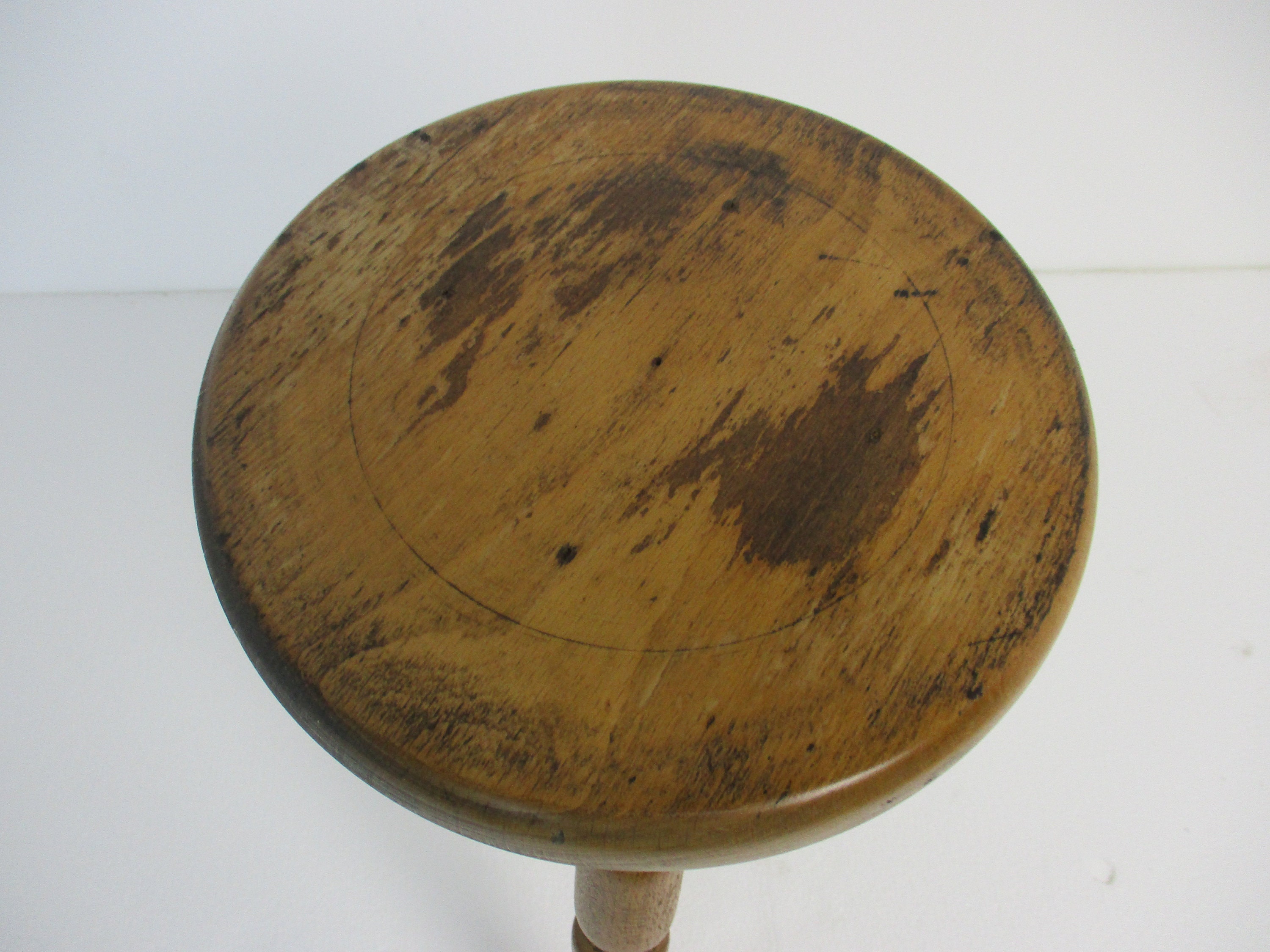 Vintage Handgeschnitzter Holz Milchhocker Sockel Tisch Pflanze | Etsy