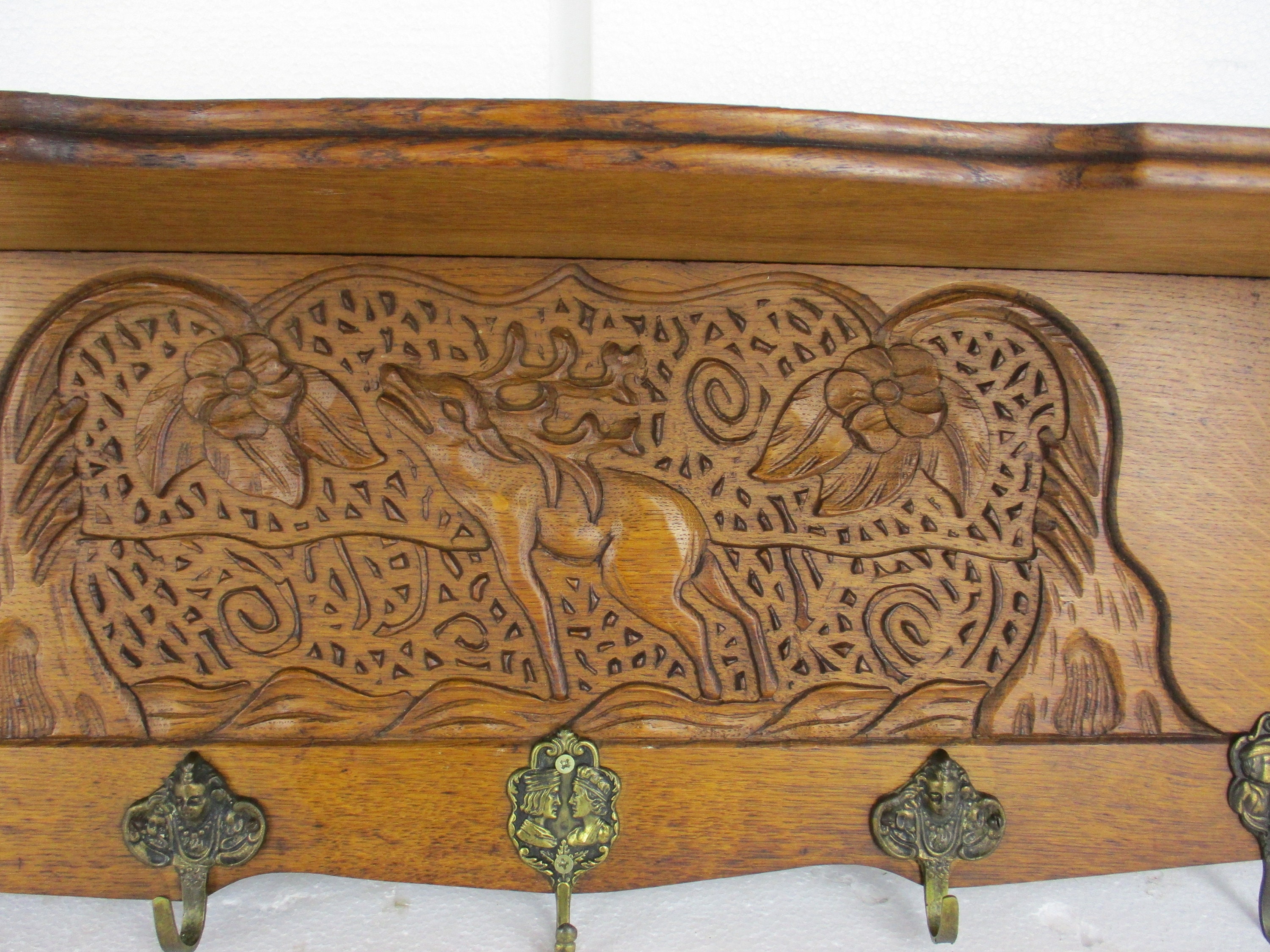 Wunderschöne Vintage Hand geschnitzt Holz Mantel Küche Hut | Etsy