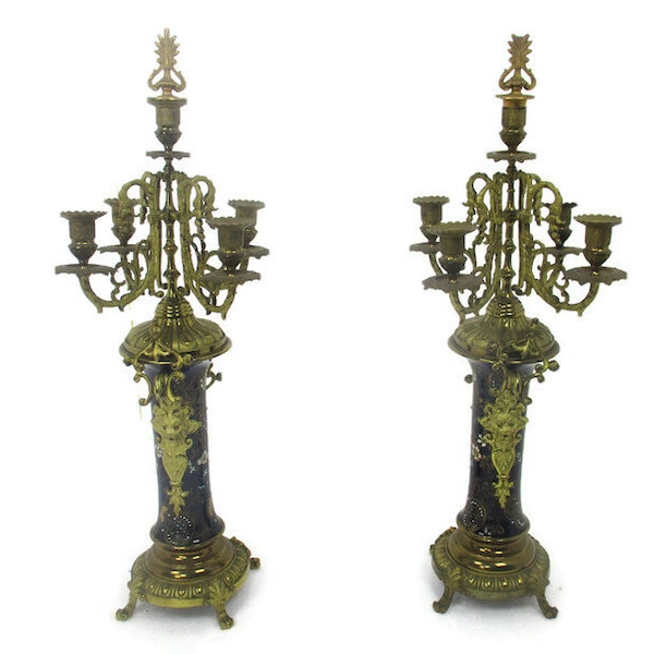 Porcelain Candelabra Etsy