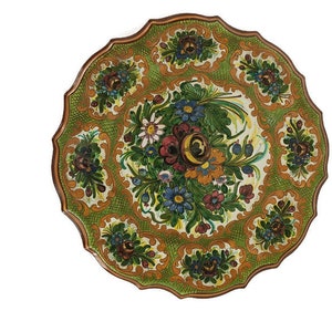 Di Stefano Neufchef Charger Plate Decorative Hand Painted Vintage Ceramic