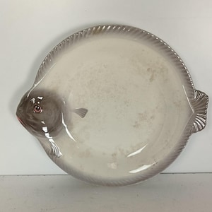 Fisch Teller Teller Vintage Wächtersbach West Germany Porzellan Groß sehr selten