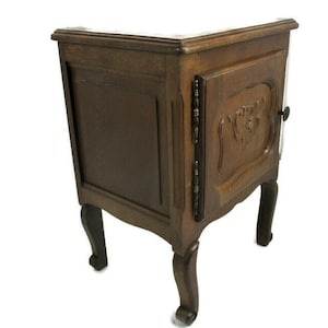 Louis XVI style Bedside End Side Table Hallway Cabinet Nightstand Wood