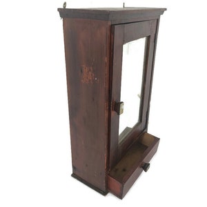 Apothecary Bathroom Medicine Kitchen Cabinet Wood Art deco  Antique Barn Style