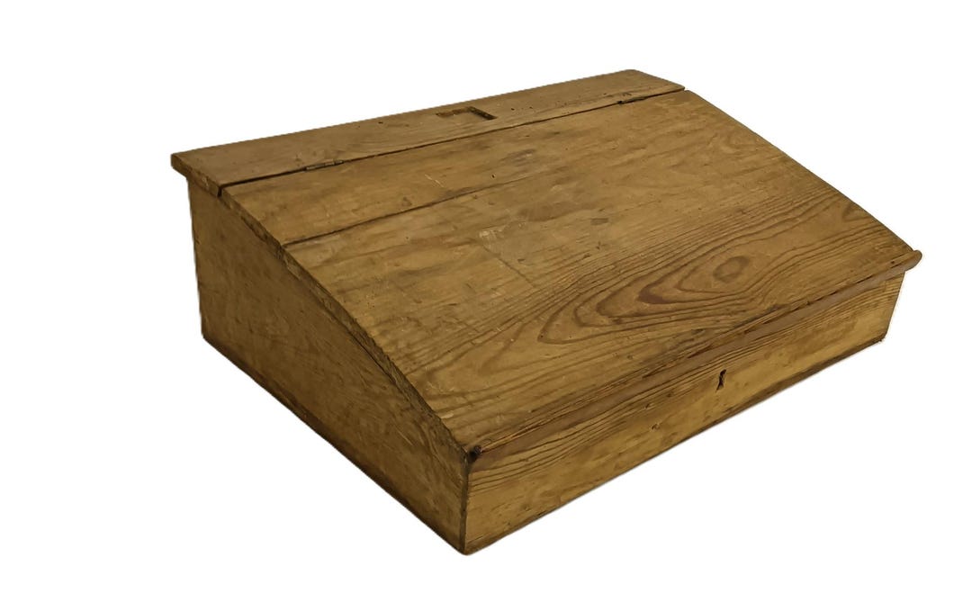 Timber Document Box Antique Walnut Wood Table Desk Document Box - Etsy