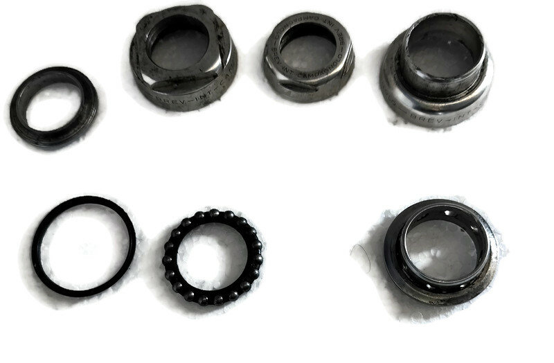 CAMPAGNOLO CHORUS ヘッドセット新品未使用 Campagnolo(カンパニョーロ) Record スレッド式 ヘッドセット HS7-RE