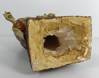 アンティーク 18 世紀 石膏 聖母マリア 幼子イエス コレクター WOW