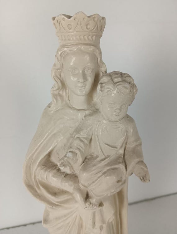 イタリア イタリア ヴィンテージ ビンテージ 聖母子像 石膏像 聖像