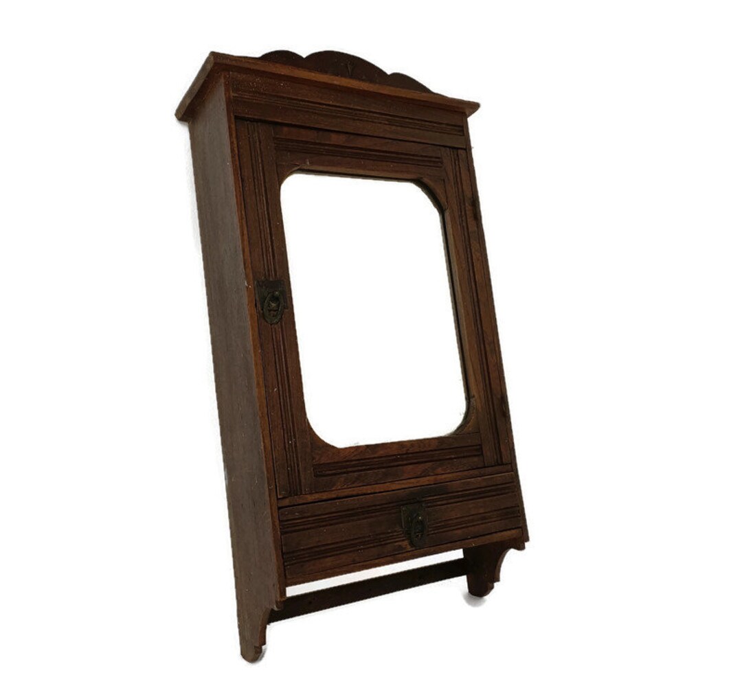 Medicine Apothecary Apothecary Bathroom Beveled Glass Etsy