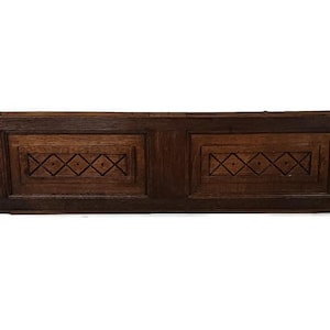 antique Door Panel Cabinet  oak Hand Carved Wood Architectural Reclaimed Ornate