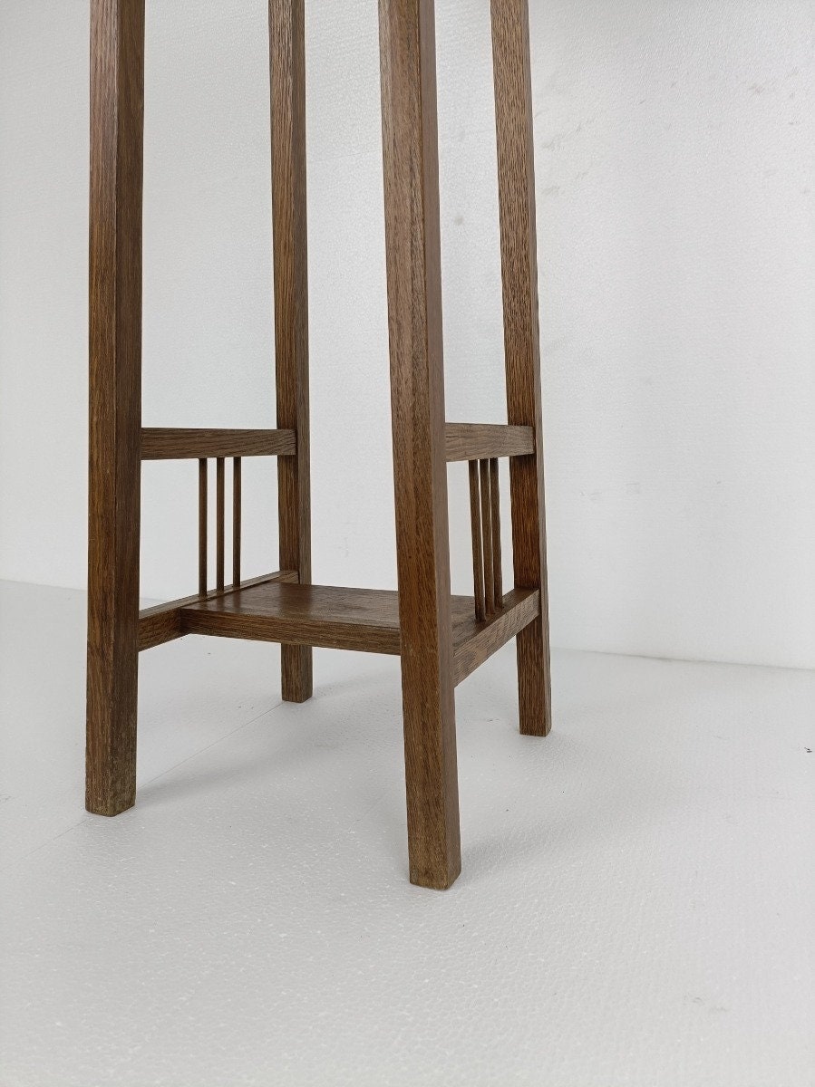 ヴィンテージ木製台座ディスプレイテーブルプラントスタンドタイルビクトリア ヴィンテージ 木製 台座 ディスプレイ テーブル プラント スタンド