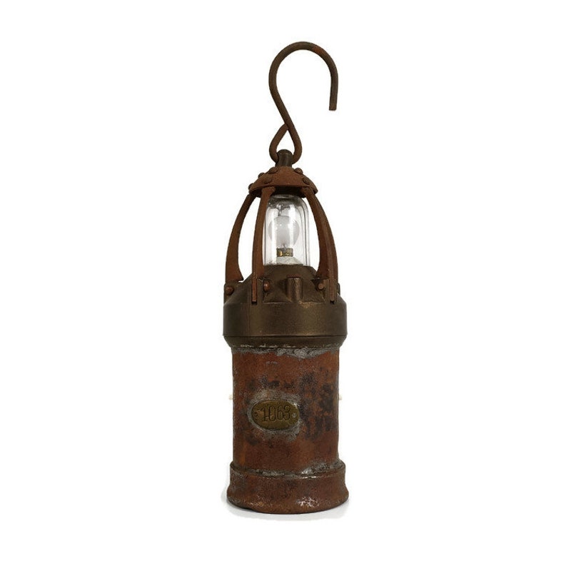 Antique Miners Lamp - Etsy