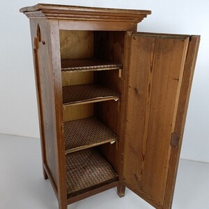 Large Filing Standing Cabinet Palissander Look Wood Gothic Style Antique Gorgeous image 5