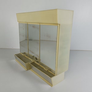 Vintage medicine cabinet with sidelights deals