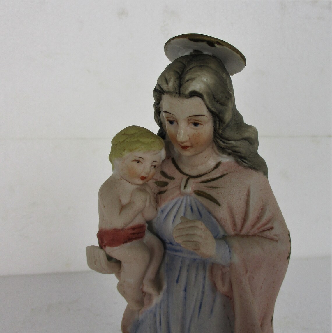 Statue Virgin Mary Our Lady Madonna Statue Infant Child Jesus Etsy