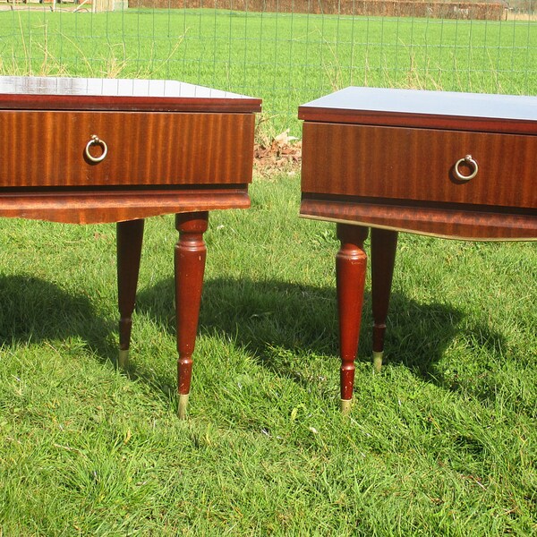 Side Tables Pair - Etsy