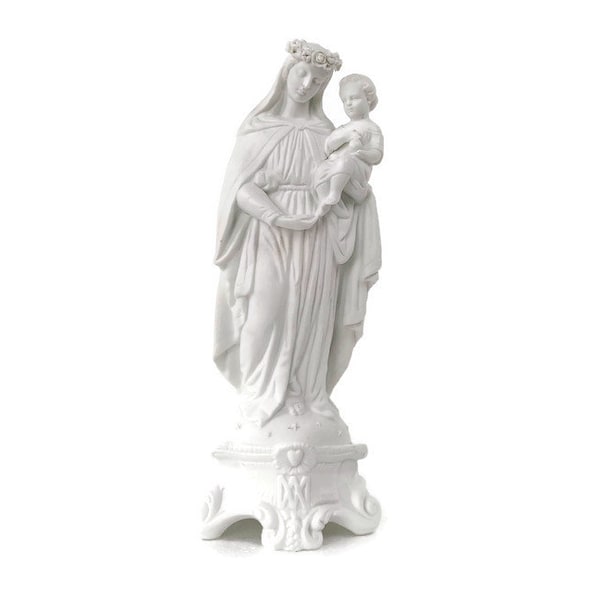 Flower Crown Mary Statue - Etsy