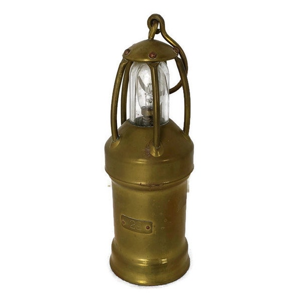 Antique Miners Lamp - Etsy