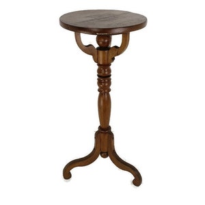 Pedestal Plant stand Special Side occasional wine coffee Table Wood Bonsai stand