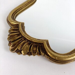 Gorgeous Vintage Mirror Shell Plaster Wooden Frame Rococo Style Baroque ...