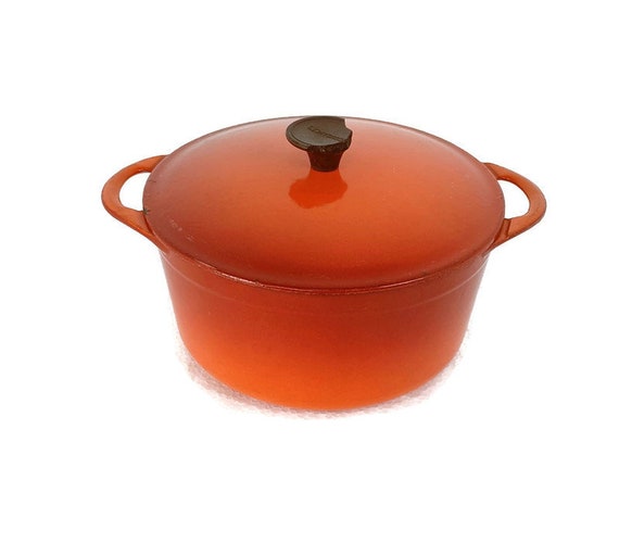Cocotte Le Creuset Cousanges Fonte Ovale 28 Cm – Orange, Induction, France