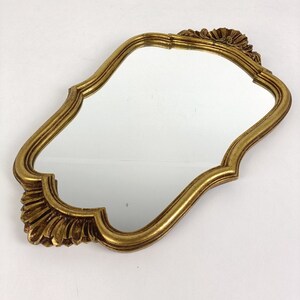 Gorgeous Vintage Mirror Shell Plaster Wooden Frame Rococo Style Baroque ...