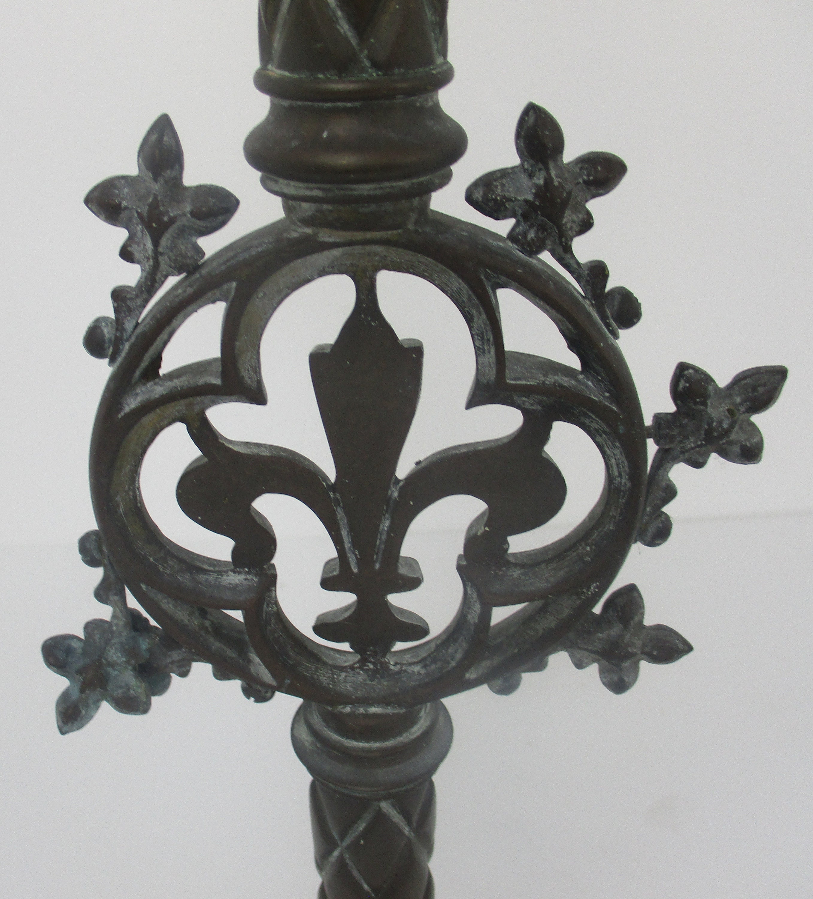 Antique Candle Holder Candle stick Church Chapel Altar Monastery