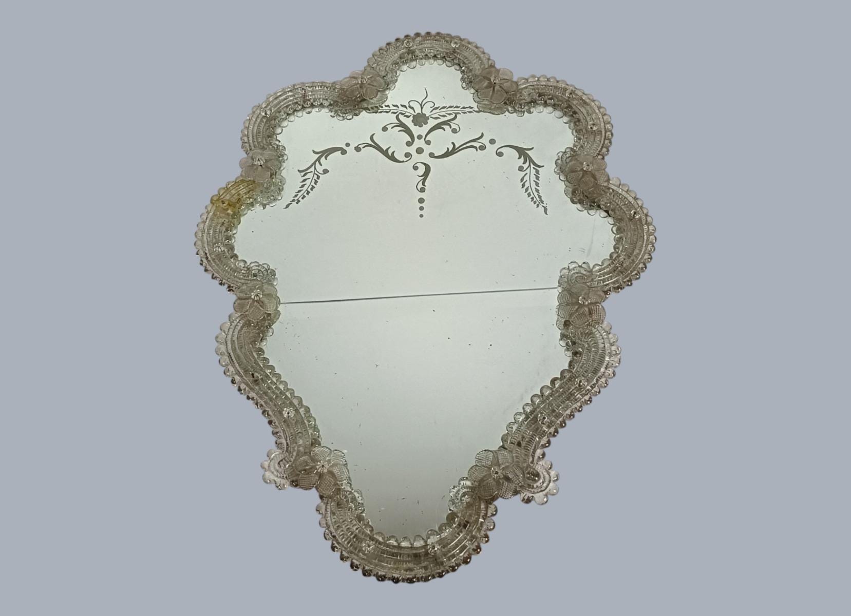 Antique Glass Mirror Rosettes - Etsy