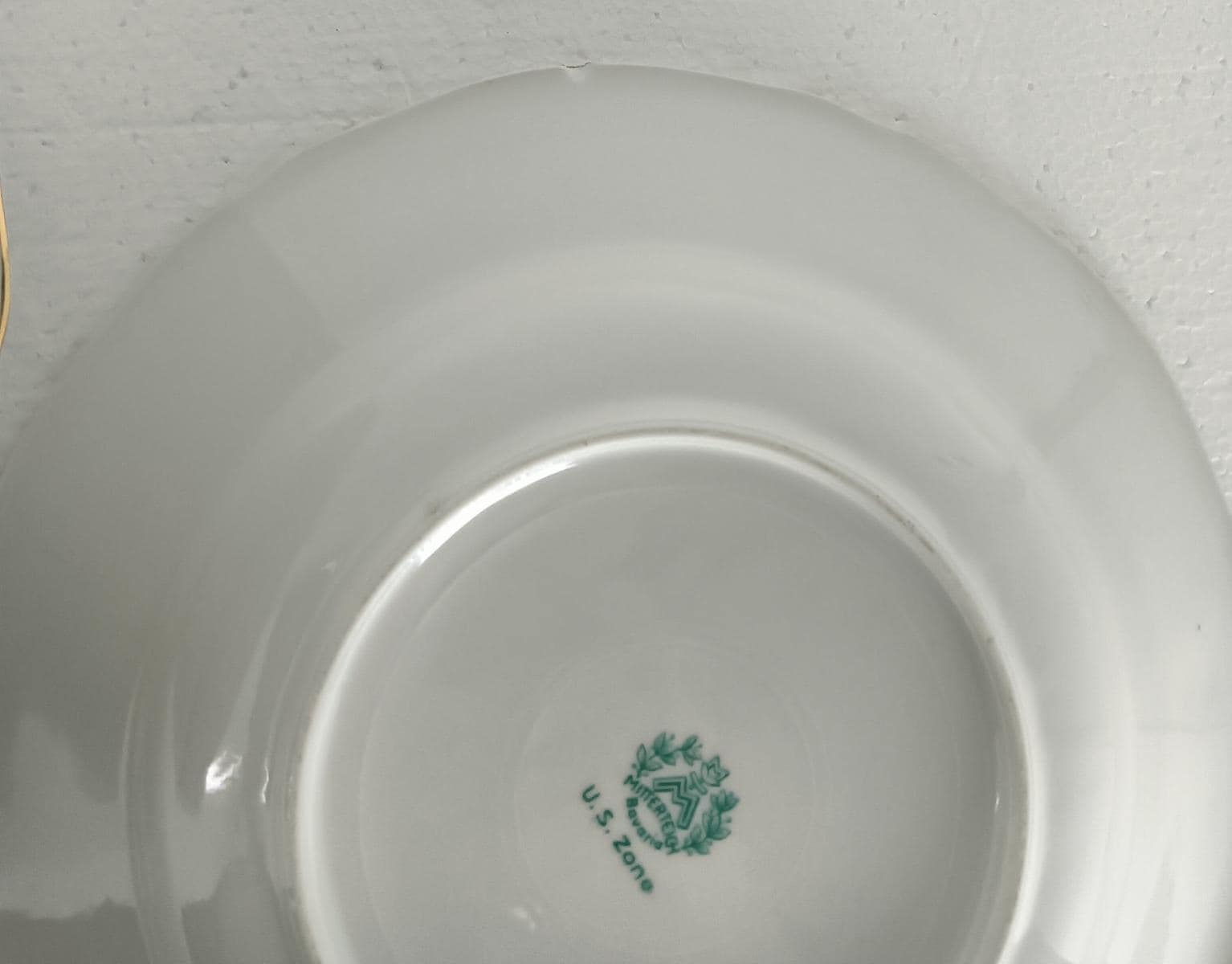 Lot 1 De 6 Assiettes Porcelaine Signée MITTERTEICH BAVARIA D19,5Cm