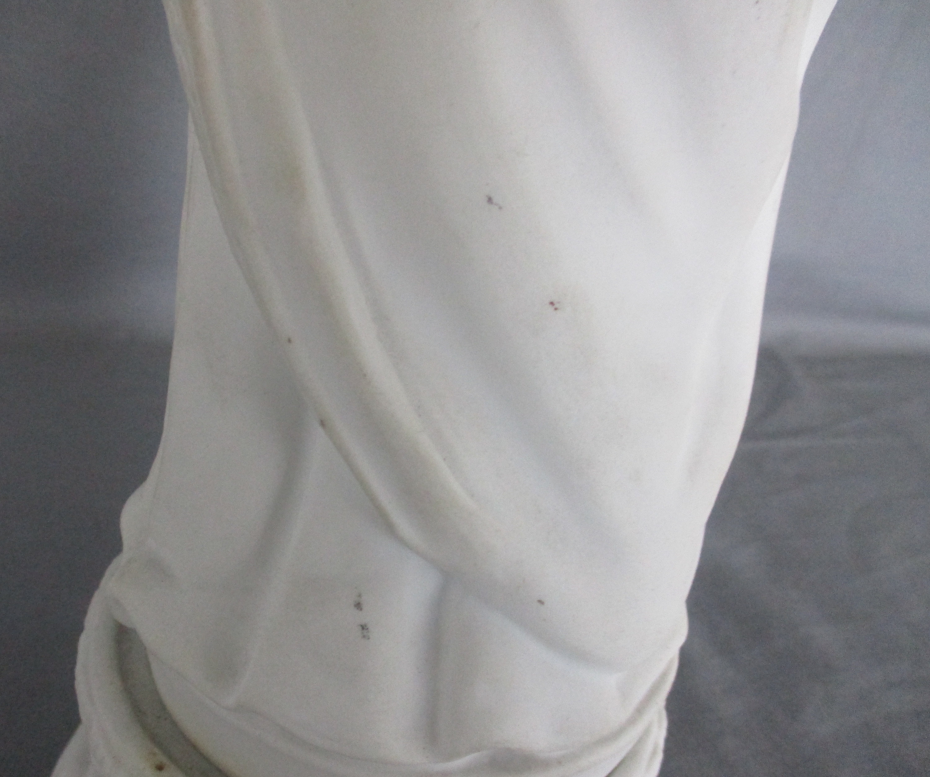Antique 1900 Bisque Statue Virgin Mary Our Lady Madonna Infant Jesus ...