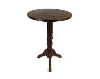 Table basse d'appoint en bois avec trépied, support pour plantes fleuries, support pour bonsaï de style campagnard