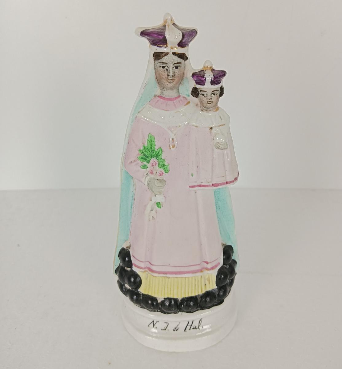 Statue Black Madonna Notre Dame De Hal Halle Porcelain Collector ...