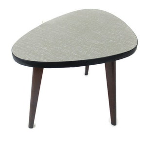 Retro Vintage Tripod Coffee Side Wine Table Mid Century Space Age Rockabilly