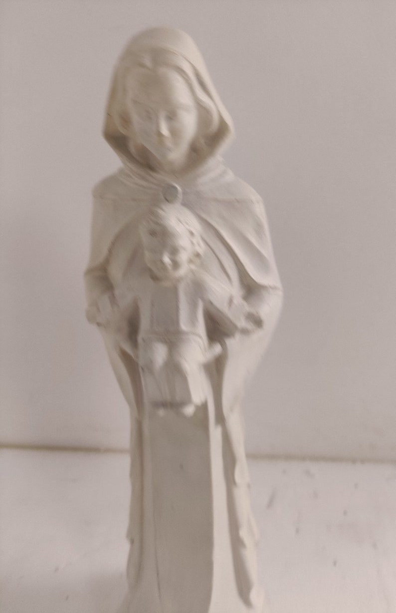 Large Statue Plaster Virgin Mary Madonna Christianity Infant Jesus ...