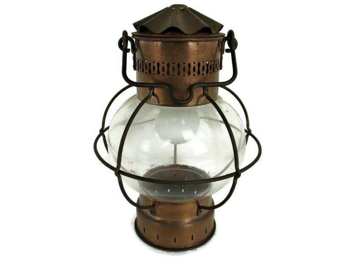 Antique Table Oil Petrol Gas Lamp Burner Kerosene Hand Lamp Etsy