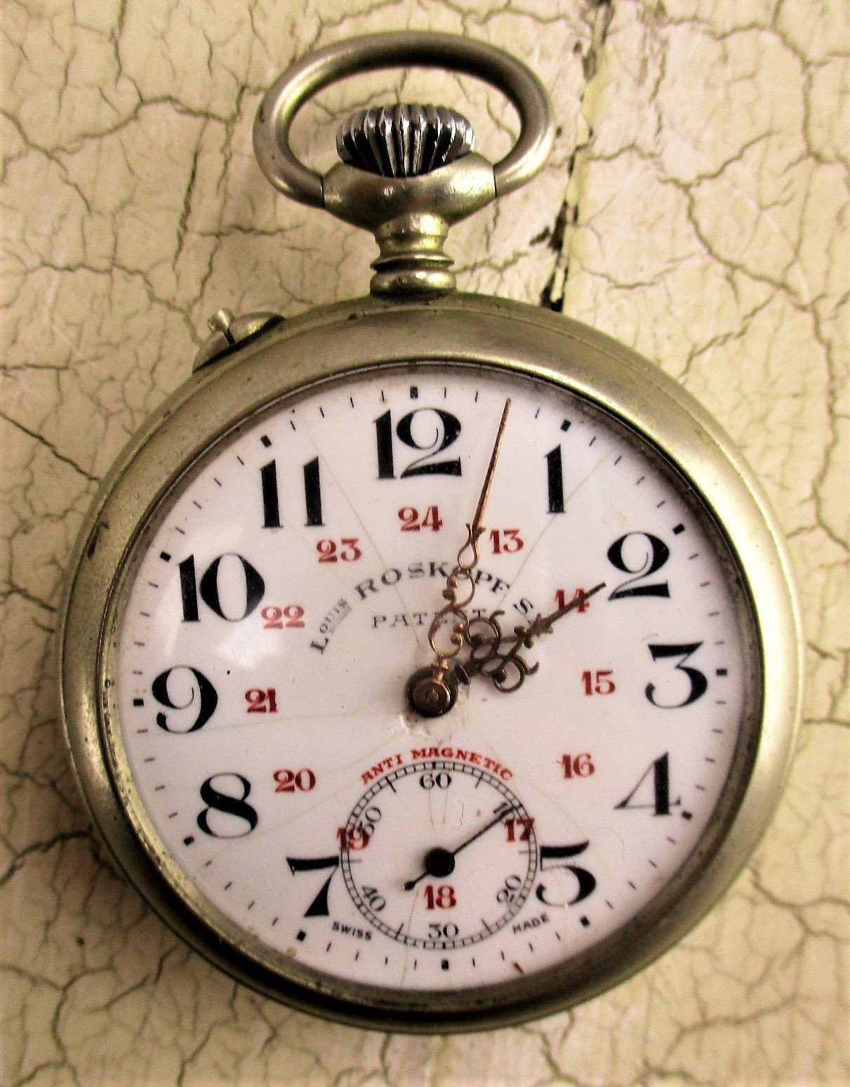 Antique Louis Roskopf Patent 1906 Open Face Pocket Watch Swiss Made Etsy