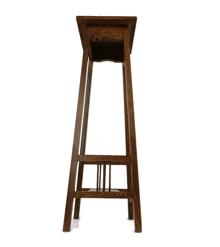 ヴィンテージ木製台座ディスプレイテーブルプラントスタンドタイルビクトリア ヴィンテージ 木製 台座 ディスプレイ テーブル プラント スタンド