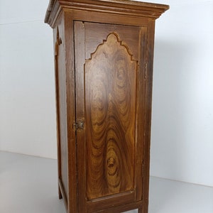Large Filing Standing Cabinet Palissander Look Wood Gothic Style Antique Gorgeous image 4