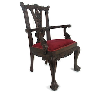 Small Vintage Arm Lounge Chair Fauteuil Louis XVI style Carved Wood Stunning Child Chair Extremely Rare and sweet