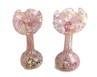 ヴィンテージ ART MURANO Creazioni Silvestri 装飾ガラス花瓶 - Etsy 日本