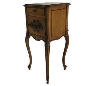 Antique Marble top Side Cabinet Table Night stand Louis XV/VI style Gorgeous
