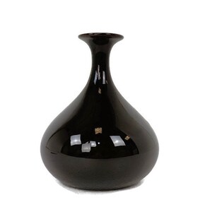 Pino Spagnolo Design Post-Modern Vase  Sicart Italy Space Age Modernist Brown 70s